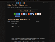 Tablet Screenshot of mikeperalta.com